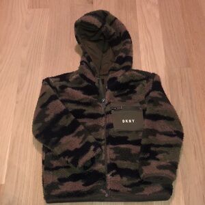 DKNY toddler Sherpa jacket